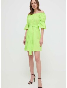 Šaty Liu Jo zelená barva, mini