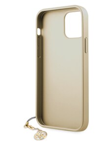 Apple iPhone 12 Pro Max Guess Charms Pouzdro hnědá