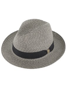 Letní šedý fedora klobouk od Fiebig - Traveller Toyo