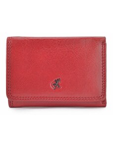Střední dámská kožená peněženka Famito 4509 červená, vel.