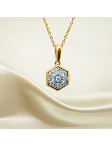 Luxusní diamantový náhrdelník ze zlata Planet Shop