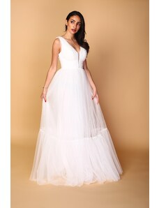 L&L Svatební šaty ANNIE bílé Barva: Bílá,