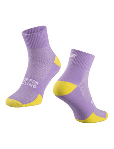 Ponožky FORCE EDGE fialovo-fluo