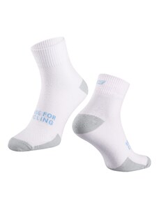 Ponožky FORCE EDGE bílo-šedé