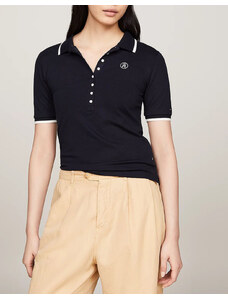 TOMMY HILFIGER SLIM SMD TIPPING LYOCELL POLO SS