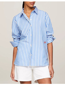 TOMMY HILFIGER SMD STRIPE EASY FIT LS SHIRT