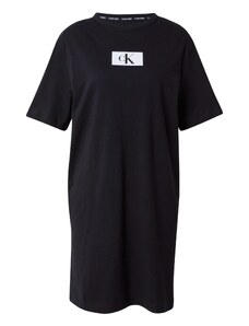 Calvin Klein Underwear Noční košilka černá / bílá