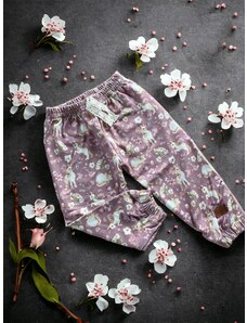 La Bambino Handmade Kalhoty s potiskem jednorožců 68/74 růžová