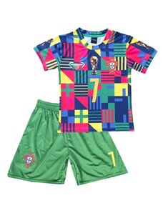 Numberoplus Dětský fotbalový dres Komplet - Ronaldo CR7 Colors