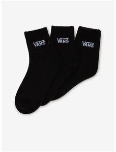 Sada tří párů dámských ponožek v černé barvě VANS Classic Half Crew - Dámské