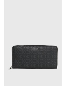 Calvin Klein large monogram peněženka dámská - černá