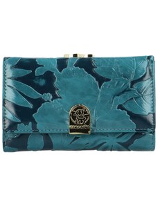 Módní dámská kožená peněženka Gregorio Pamella, modrá