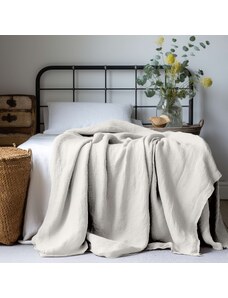 Mušelínový přehoz na postel Ivory