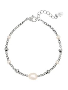 ORNAMENTI Náramek Pearls and beads silver