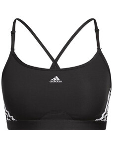 Sportovní podprsenka adidas Aeroreact Training Light-Support 3-Stripes W HC7862