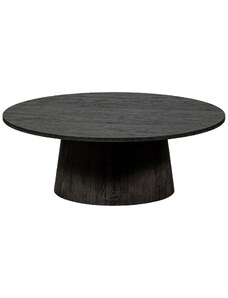 Hoorns Tmavě hnědý konferenční stolek Otivan 100 cm