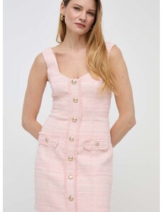 Šaty Guess TOSCA růžová barva, mini, W4GK53 WG5F2