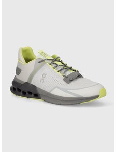 Běžecké boty On-running Cloudnova Flux šedá barva, 3MD10261099