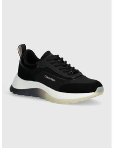 Sneakers boty Calvin Klein RUNNER LACE UP MESH MIX černá barva, HW0HW01905