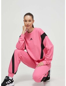 Tepláková souprava adidas růžová barva