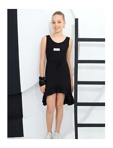 By Mini - butik Letní asymetrické šaty STYLE černé