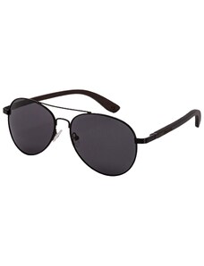 Meatfly sluneční brýle Aviator Black | Černá
