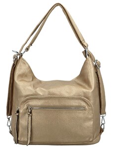 Firenze Trendy dámský kabelko-batoh Wilhelda, zlatá