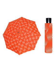 Doppler Mini Fiber Wave Orange skládací deštník dámský