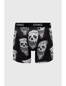 Boxerky Stance Pizza Face Boxer Brief pánské, černá barva, M803A24PIZ