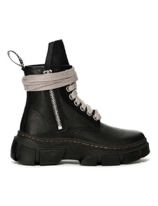 Kotníkové boty Rick Owens x Dr. Martens 1460 Jumbo Lace Boot pánské, černá barva, DM01D7810