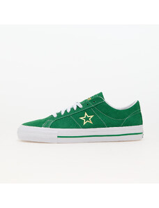 Converse One Star Pro Suede Green/ White/ Gold