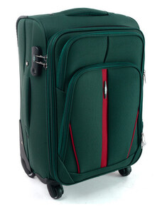Rogal Zelený nepromokavý cestovní kufr "Practical" s expanderem - vel. M, L, XL