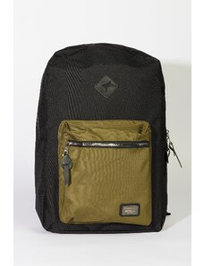 AC&Co / Altınyıldız Classics Men's Black-khaki Logo Sports School-Backpack with Laptop Compartment