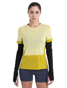 Dámské merino triko krátký rukáv ICEBREAKER Wmns Merino 125 ZoneKnit Energy Wind SS Tee, Lux/Lucid/Cb velikost: M