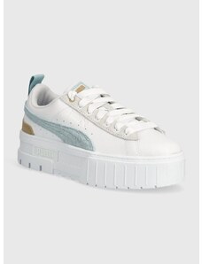 Kožené sneakers boty Puma Mayze Mix Wns bílá barva, 387468
