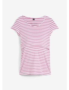 bonprix Těhotenské/kojicí tričko s organickou bavlnou Pink