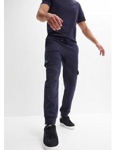 bonprix Sportovní kalhoty Modrá