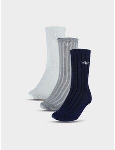 4F Ponožky casual nad kotník (3-pack) unisex - multibarevné