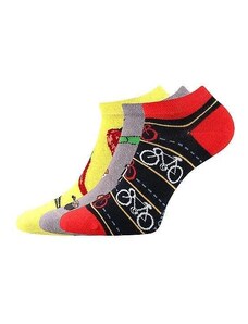 DEDON kotníčkové veselé barevné ponožky Lonka - CYKLO mix barev 35-38