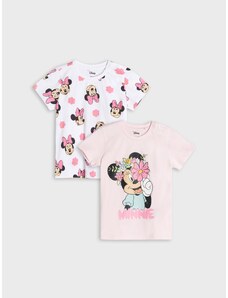 Sinsay - Sada 2 triček Disney - pastelová růžová