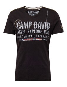 CAMP DAVID Tričko opálová / červená / černá / bílá