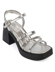 Capone Outfitters Women's Platform Buckle Sandals