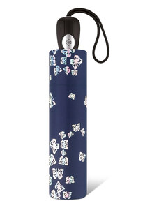 Pierre Cardin Papillion Blue dámský skládací plně automatický deštník
