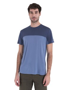 Pánské merino triko krátký rukáv ICEBREAKER Mens Merino 125 Cool-Lite Sphere III SS Tee Colour Block, Kyanite/Dawn/Cb velikost: L