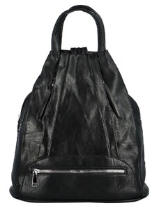 INT COMPANY Trendy dámský koženkový batůžek Coleta, černý
