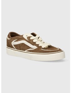 Semišové tenisky Vans Rowley Classic hnědá barva, VN0009QJN441