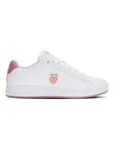 Kožené sneakers boty K-Swiss COURT SHIELD bílá barva, 96599.952.M