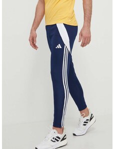 Tréninkové kalhoty adidas Performance Tiro24 tmavomodrá barva, s aplikací, IR9344