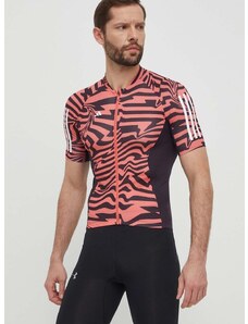 Cyklistické tričko adidas Performance červená barva, IN4591
