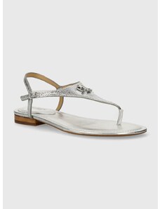 Sandály Lauren Ralph Lauren Ellington dámské, stříbrná barva, 802940018001